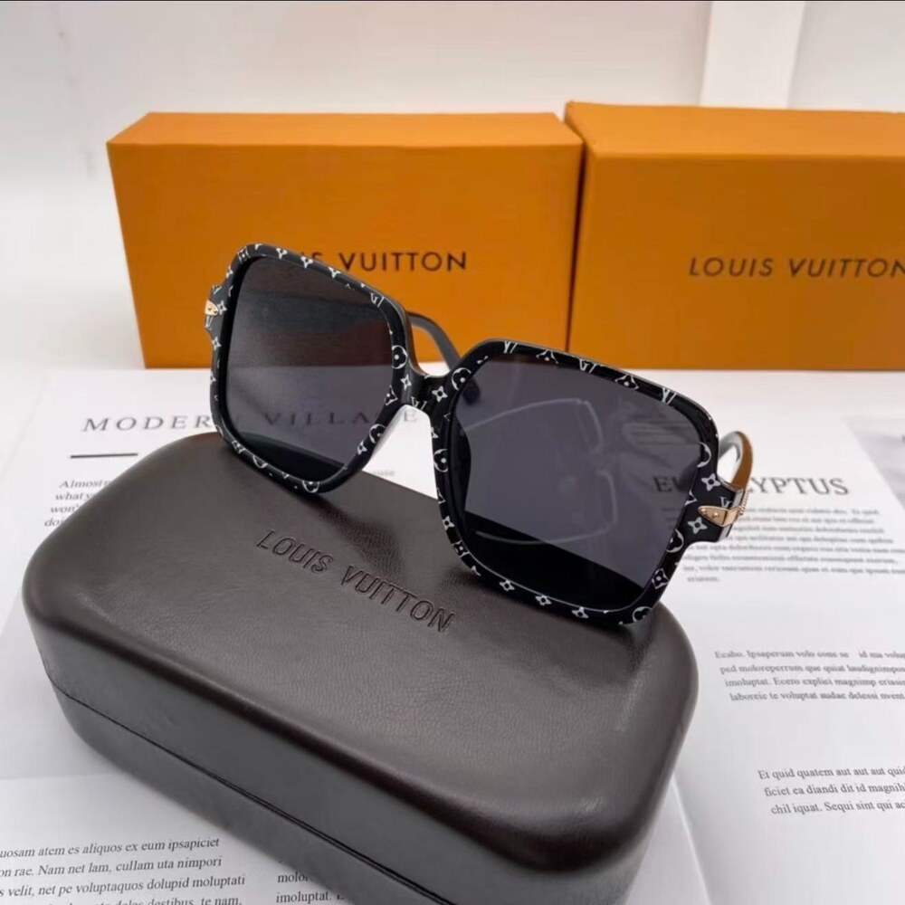 LV Monogram Frame Statement Sunglasses - Picture 4 of 4